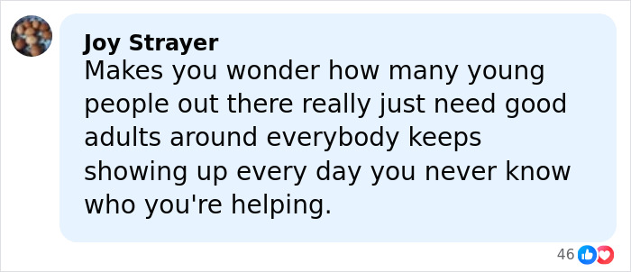 Comment about how many young people need support, shared in response to girl abandoned in mobile home for a year case.