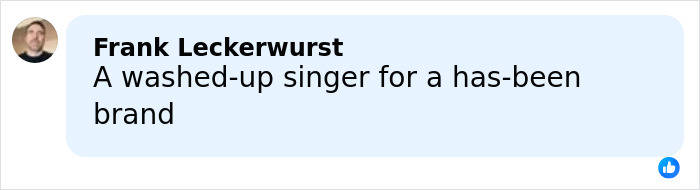 Comment by Frank Leckerwurst criticizing Madonna's Dolce & Gabbana ad featuring younger men and a c****h shot. Comment by Frank Leckerwurst criticizing Madonna's Dolce & Gabbana ad featuring younger men and a c****h shot.
