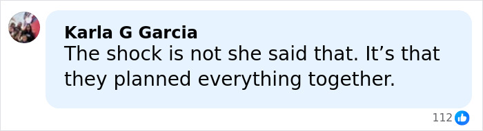 Chat message from Karla G Garcia reacting to leaked texts about damning words involving Taylor Swift and Justin Baldoni. Chat message from Karla G Garcia reacting to leaked texts about damning words involving Taylor Swift and Justin Baldoni.