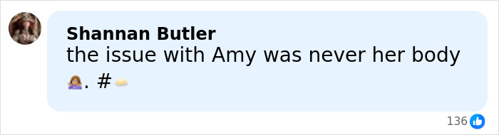 Social media comment about Amy Schumer trolling herself amid divorce and backlash over bikini photos. Social media comment about Amy Schumer trolling herself amid divorce and backlash over bikini photos.