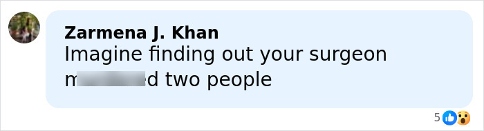 Screenshot of a social media comment discussing possible motive in twisted homicide of Ohio dentist and wife.