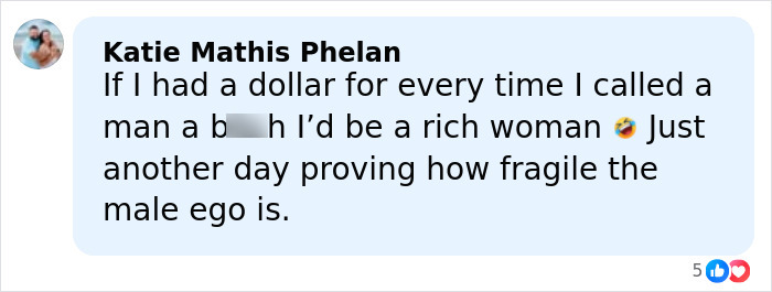 Text message from Katie Mathis Phelan discussing fragile male ego with emojis, relevant to Taylor Swift's leaked texts about Justin Baldoni.