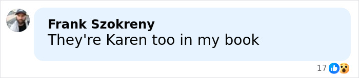 Screenshot of a social media comment referencing Karen and the concept of the male Karen name by Gen Z.