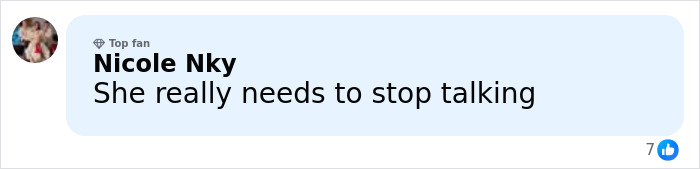 Comment by Nicole Nky expressing frustration about Melissa Gilbert&rsquo;s lengthy letter to judge regarding Timothy Busfield.