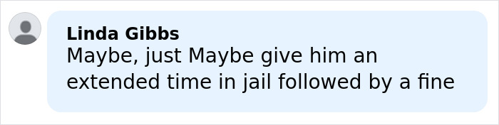 Comment from Linda Gibbs in a social media post discussing the viral male version of Karen public meltdown incident. Comment from Linda Gibbs in a social media post discussing the viral male version of Karen public meltdown incident.