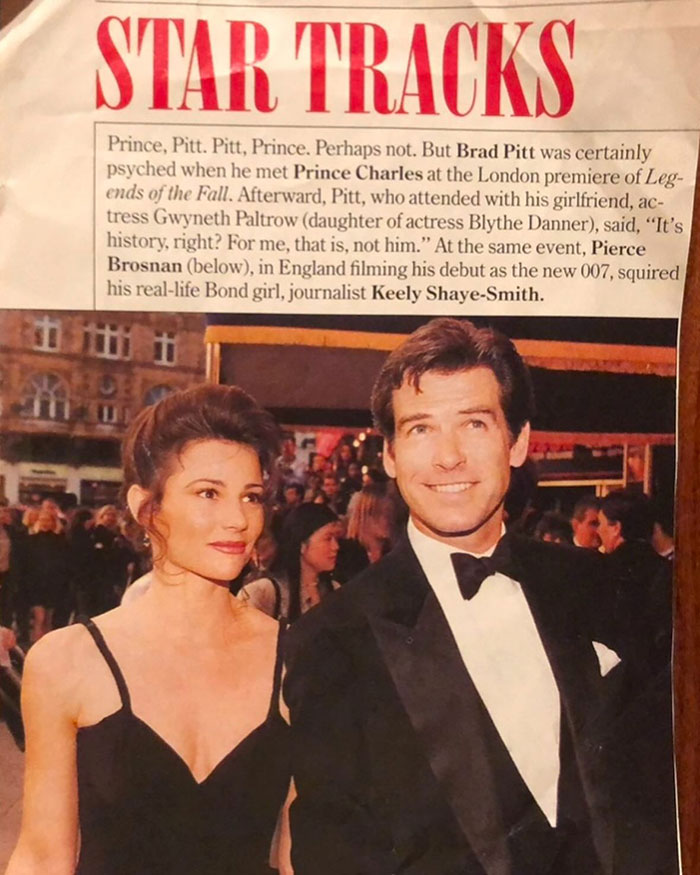 Pierce Brosnan and wife in formal attire at an event, spotlight on transformation and trolls controversy.