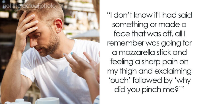 Woman Doesn't Get Why Husband Is Pinching Her, He Tells Her To Learn Social Cues