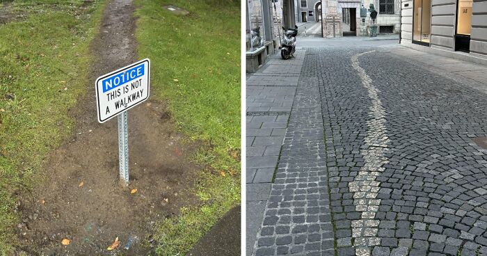 94 “Desire Paths” That Show How Cities Plan In Theory — And People Walk In Reality (New Pics)