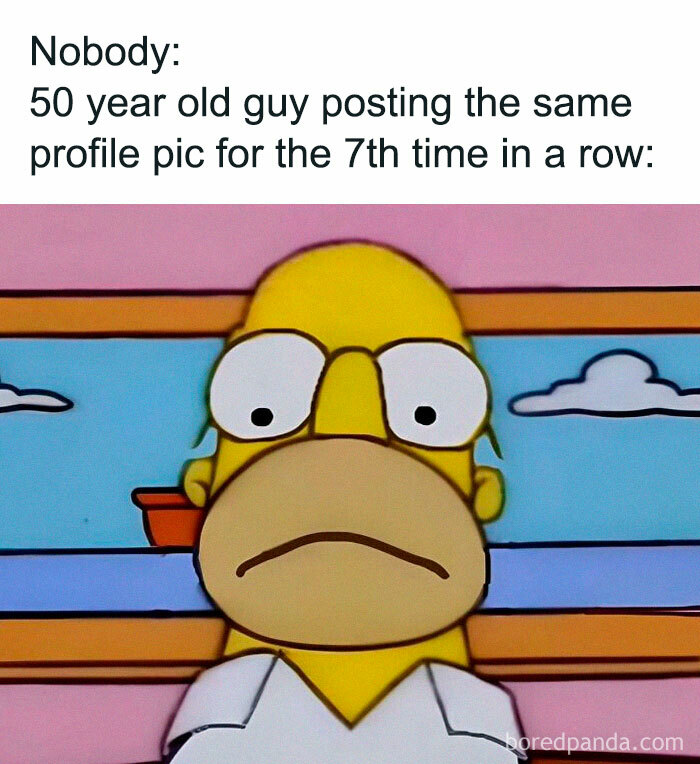 Meme showing a confused cartoon character illustrating funny memes that make no sense and somehow work online.