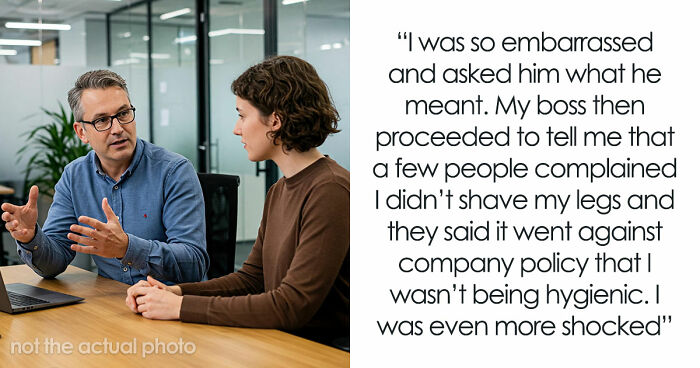 HR Sets Meeting With 21YO After Boss Calls Her Out For Not Shaving Her Legs And She Retorts
