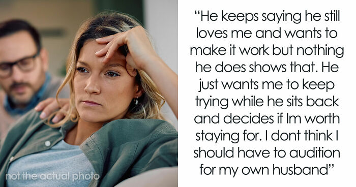 Husband Tells Pregnant Wife He Never Loved Her, Gets Mad When She Won’t Audition To Win Him Back