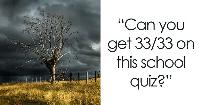 We Put Together 33 School Questions — Any Score Above 27 Is Impressive