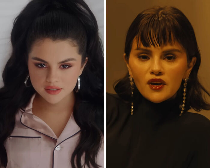 Selena Gomez showing a dramatic transformation in recent snaps with fans blaming plastic surgery for her new look