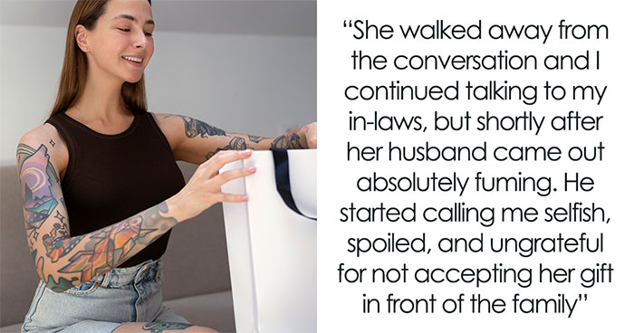 “Ultimate Narcissist”: Woman Gives $100 Off A Tattoo Made By Her As Gift, Mad As SIL Won’t Use It