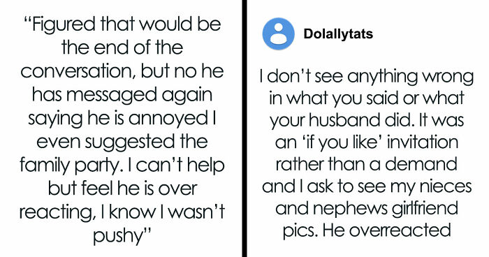 Mom Thinks She’s Welcoming By Inviting Son’s GF To Dad’s Party, He Reacts Like She Rushed A Proposal