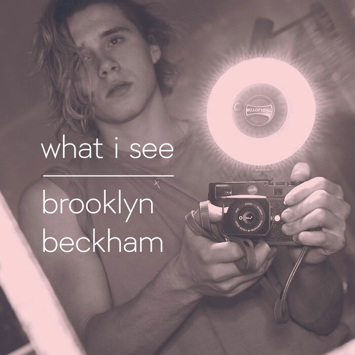 Brooklyn Beckham holding a camera with a light flash, illustrating the self-proclaimed chef's controversial breakfast video. Brooklyn Beckham holding a camera with a light flash, illustrating the self-proclaimed chef's controversial breakfast video.