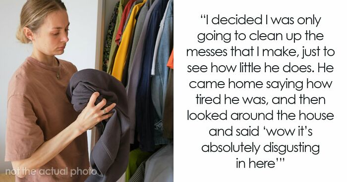 Man Insists His Wife “Doesn’t Do Anything” At Home, She Stops Cleaning His Mess