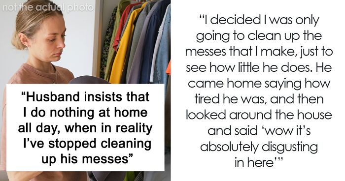 Man Insists His Wife “Doesn’t Do Anything” At Home, She Stops Cleaning His Mess