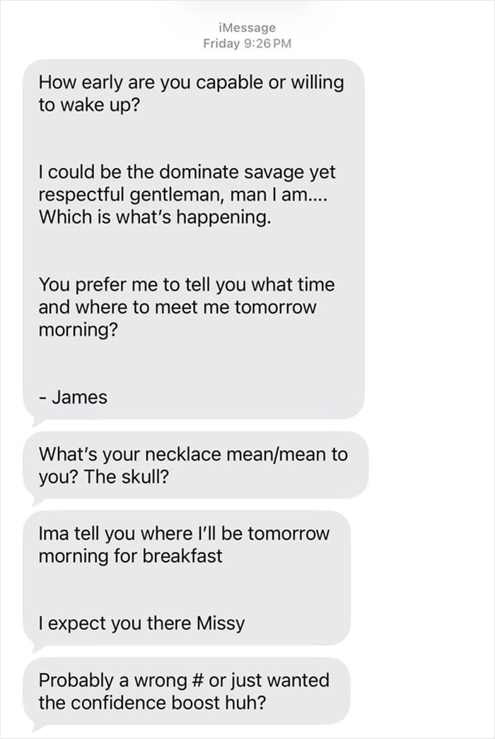 Woman Meets A Guy In A Bar, Wakes Up To Him Having A Whole Conversation With Himself In Her Chat Woman Meets A Guy In A Bar, Wakes Up To Him Having A Whole Conversation With Himself In Her Chat