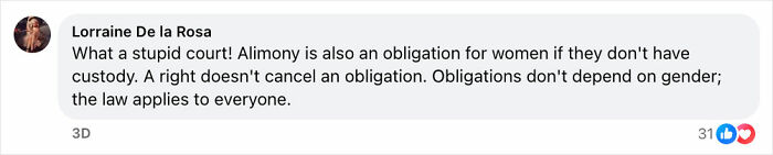 Comment criticizing court on alimony obligations and gender in child support disputes regarding gender identity change.