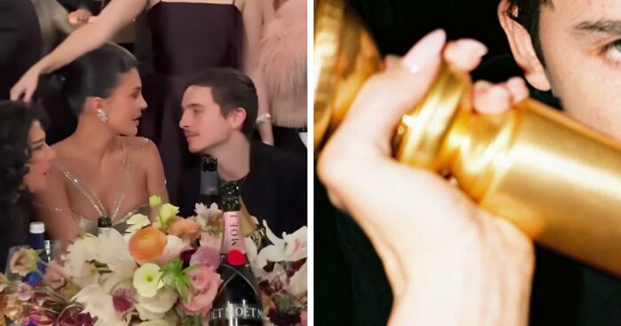 Timothée Chalamet Cuts Kylie Jenner Out Of Golden Globes Post After Their Fight Was Exposed
