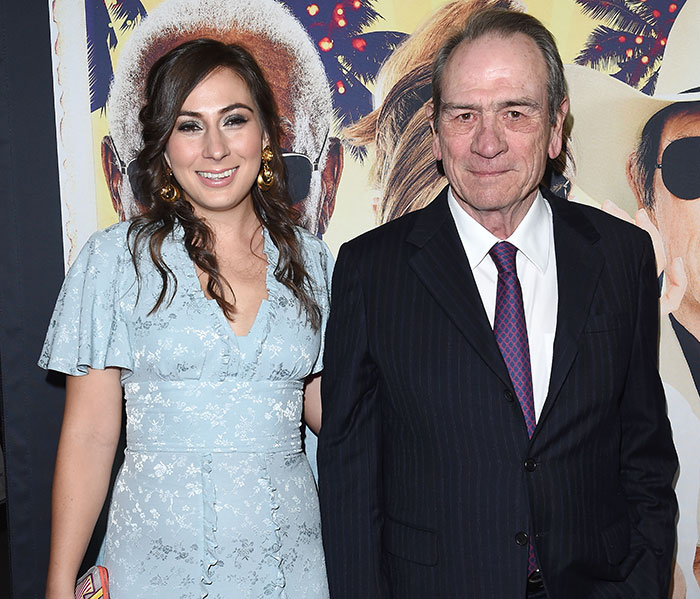 Tommy Lee Jones with his daughter at a public event, highlighting the horrifying new twist in their San Francisco hotel case.