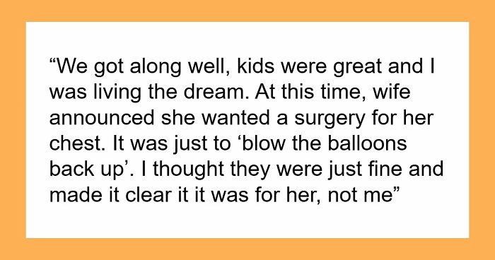 Wife’s Cosmetic Upgrade Comes With A Side Of Infidelity, Husband Spirals As She Asks For More