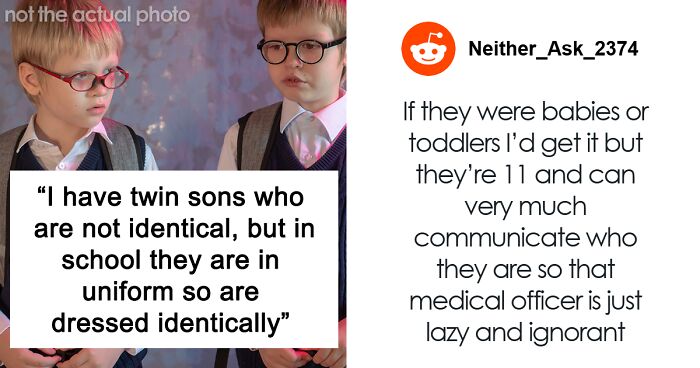 Parent Refuses To Make Their Twins Less Similar So The School Could Distinguish Them Easier