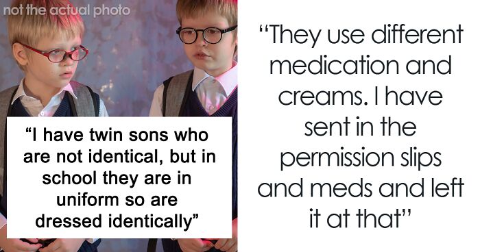 School Wants Twin Boys To Be “Easy To Distinguish,” Parent Is Brewing A Strict Response