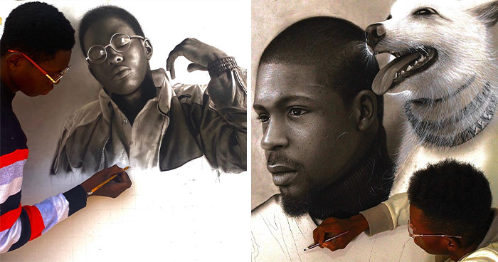 This Artist Shares 25 Unfinished Portraits That Reveal The True Process Behind Hyperrealism
