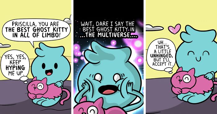 20 New Heartwarming Comics From ‘Positively Ghostly’ That Might Brighten Your Day