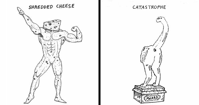 This Illustrator Made Inktober Into A Month Of Snarky Puns (31 Pics)