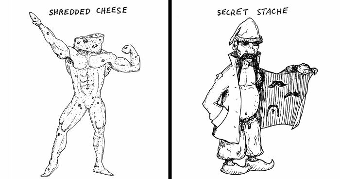 This Illustrator Made Inktober Into A Month Of Snarky Puns (31 Pics)