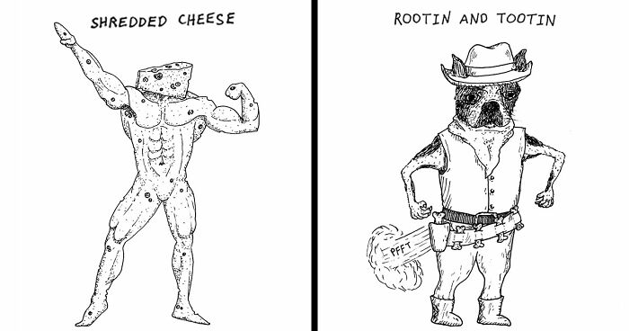 This Artist Drew One Visual Pun A Day For Inktober, And The Results Are Brilliant (31 Pics)