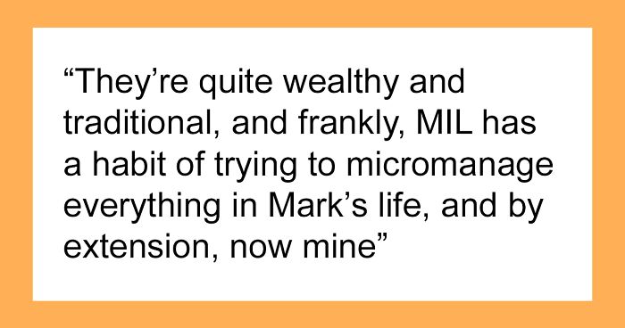 Woman Snaps At MIL, Says Her “Generous” Gift Was Actually A Manipulative Way To Control Her Life