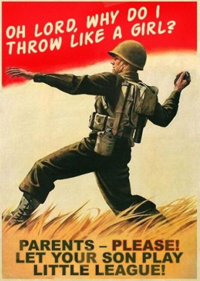 What Does It Mean To "Throw Like A Girl" In This Ww2-Era Poster? It's Meant As A Put-Down, But It Reveals How Stereotypes Become Self-Fulfilling Prophecies