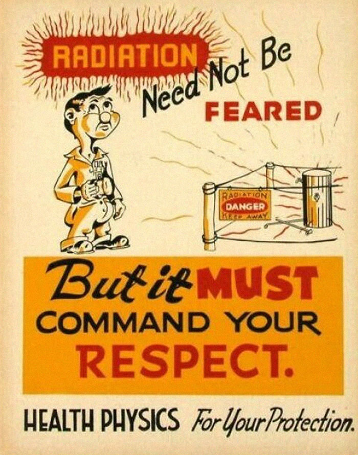 This Poster Was Produced At Oak Ridge National Laboratory In 1947 To Remind Personnel Of Radiation Safety Practices