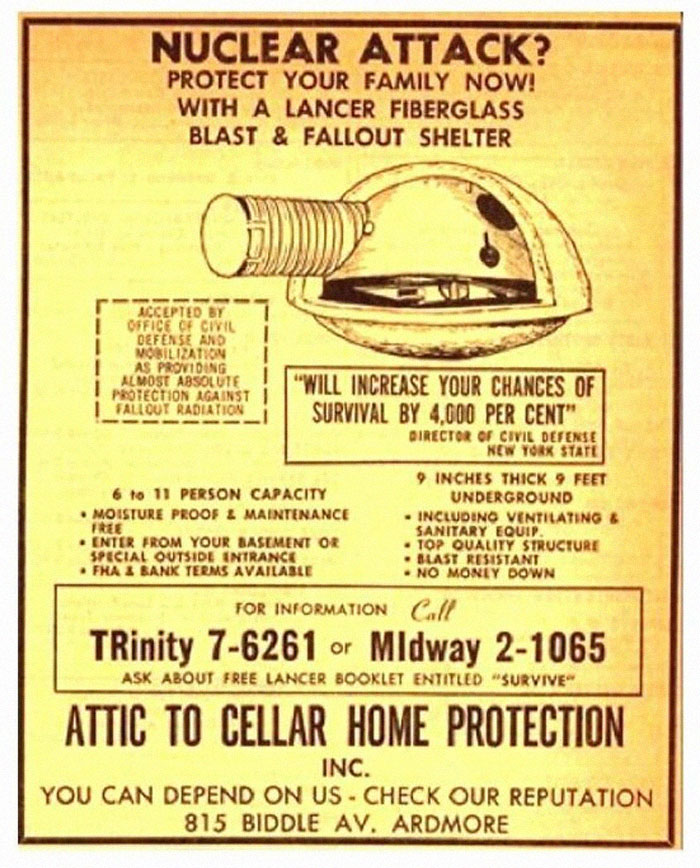 "Including Sanitary Equipment" -- A Bucket