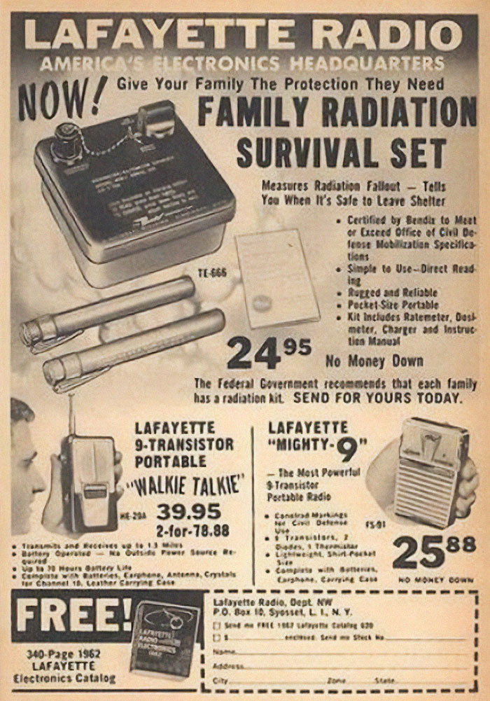 If All You Have Is This Radiation Survival Kit, You'll Be Envying Those Who Were Vaporized At Ground Zero
