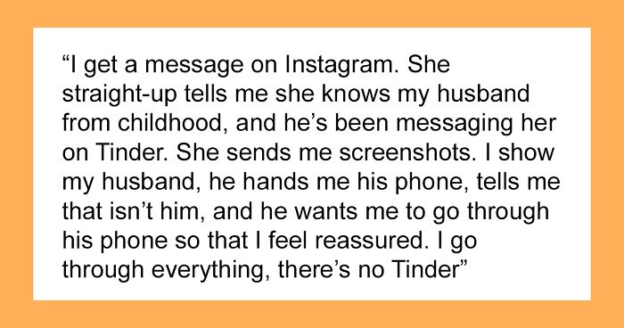 “It Doesn’t Make Sense At All”: Woman Gets DMs Claiming Her Husband Is Cheating On Her
