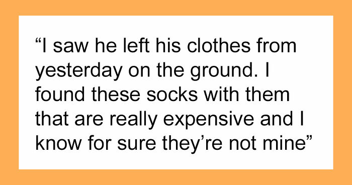 Designer Socks Give Away Man’s Affair, GF Dumps Him Even Though He Won’t Admit It