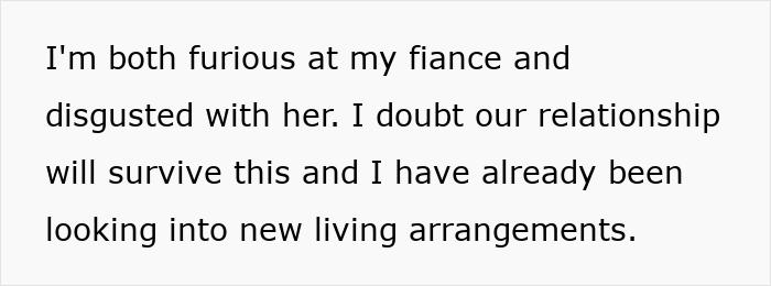 Text expressing frustration over fiancée’s obsession with bully, fearing relationship won’t survive due to stalking issues. Text expressing frustration over fiancée’s obsession with bully, fearing relationship won’t survive due to stalking issues.