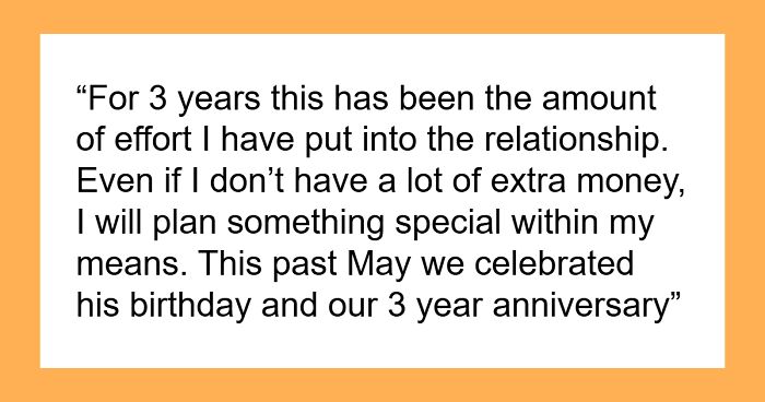 GF Is Sick Of Always Being Disappointed By Slacker BF’s Efforts, Decides To Start Matching It