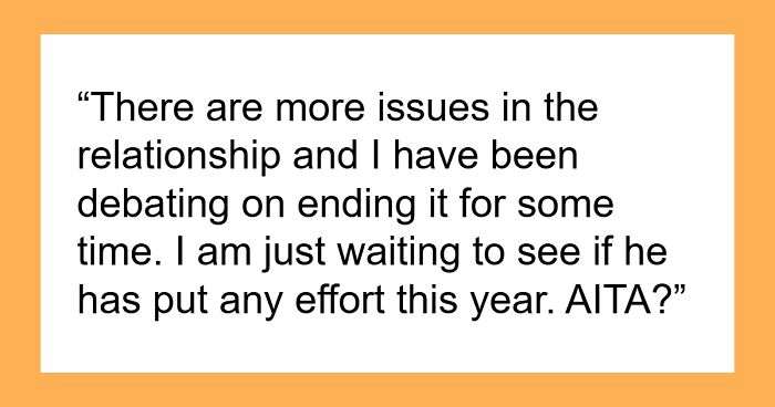 GF Stops Overperforming And Matches BF’s Bare Minimum After He Forgets Her Special Events