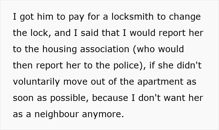 Alt text: Man notices strange occurrences in apartment and takes action to change locks and report neighbor to housing association. Alt text: Man notices strange occurrences in apartment and takes action to change locks and report neighbor to housing association.