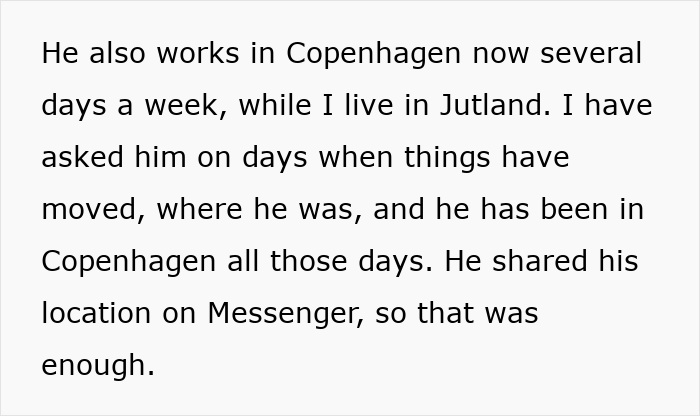 Text excerpt from a man noticing strange things in his apartment while confirming the truth about his location remotely.