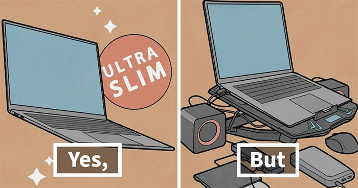 21 Funny ‘Yes, But’ Comics That Nail Modern Life’s Strangeness (New Pics)