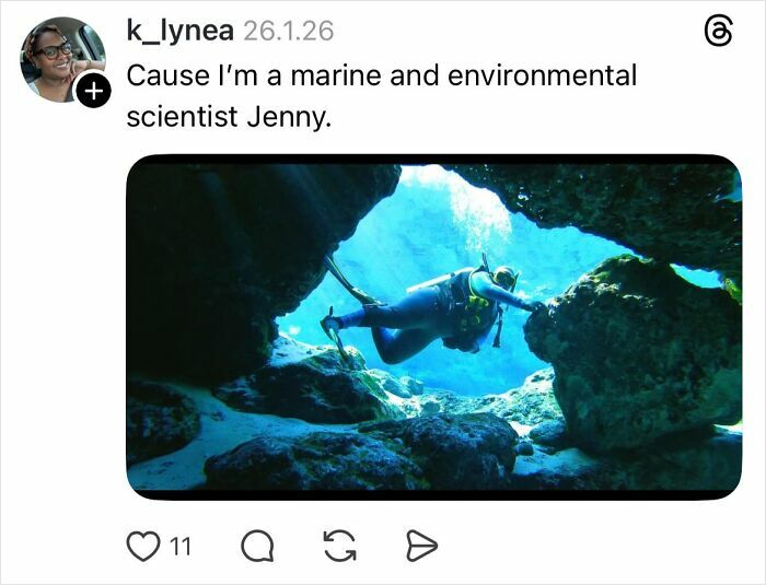 Tweet showing a scuba diver explaining why some girls don’t get their nails done with savage replies.