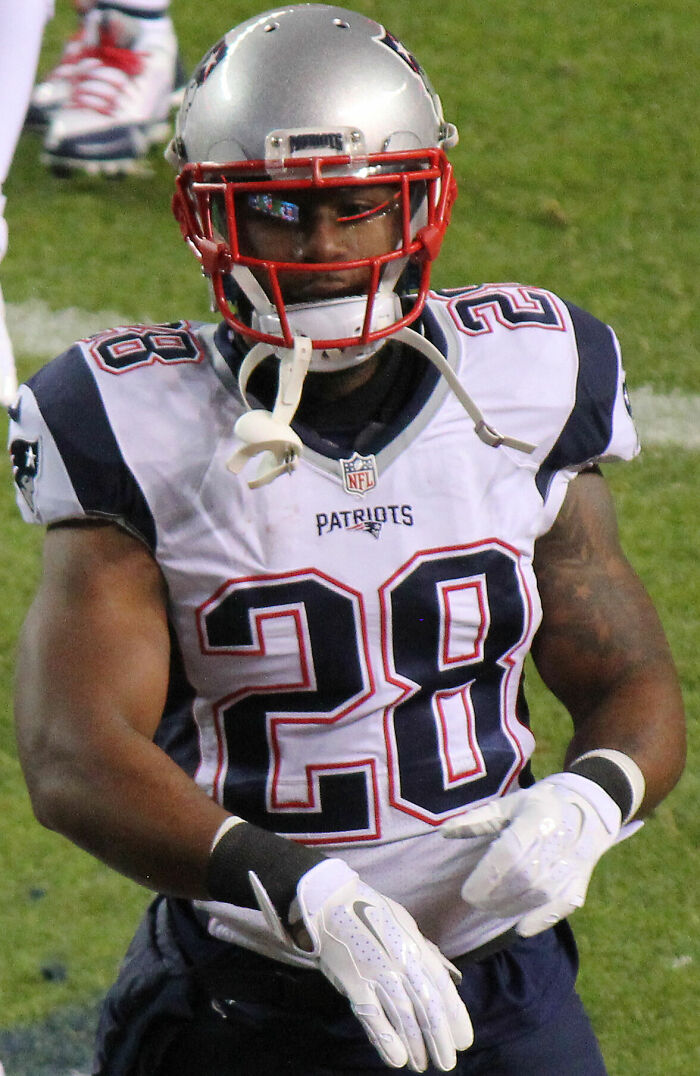 American Football Player James White, 34