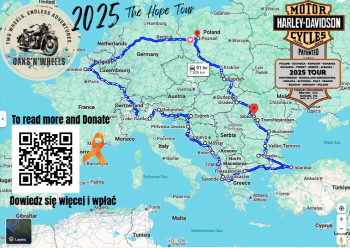 A Family Road Trip, Two Old Harleys, And 8,500 KM Of Hope For A 15-Year-Old With Cancer A Family Road Trip, Two Old Harleys, And 8,500 KM Of Hope For A 15-Year-Old With Cancer
